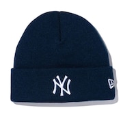 (キッズ)キッズ ニット帽 ベーシック カフニット MLB Team Logo ニューヨーク・ヤンキース 13762883 子供 紺