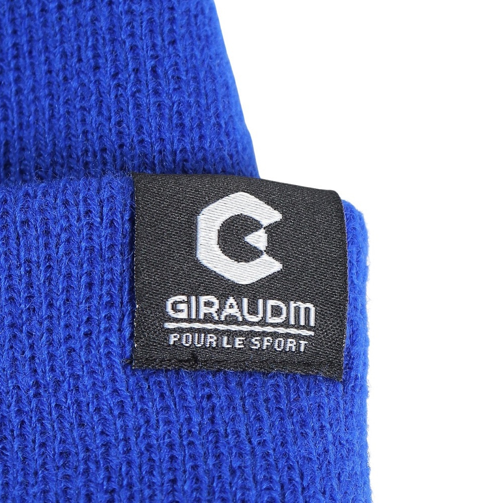 ジローム（GIRAUDM）（キッズ）ジュニア ニット帽 ベーシックカフワッチ CP3F0016-WA899-GRST BLU 青
