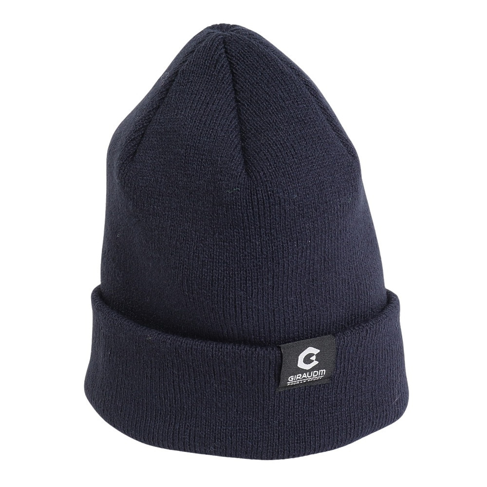 ジローム（GIRAUDM）（キッズ）ジュニア ニット帽 ベーシックカフワッチ CP3F0016-WA899-GRST NVY 子供 紺