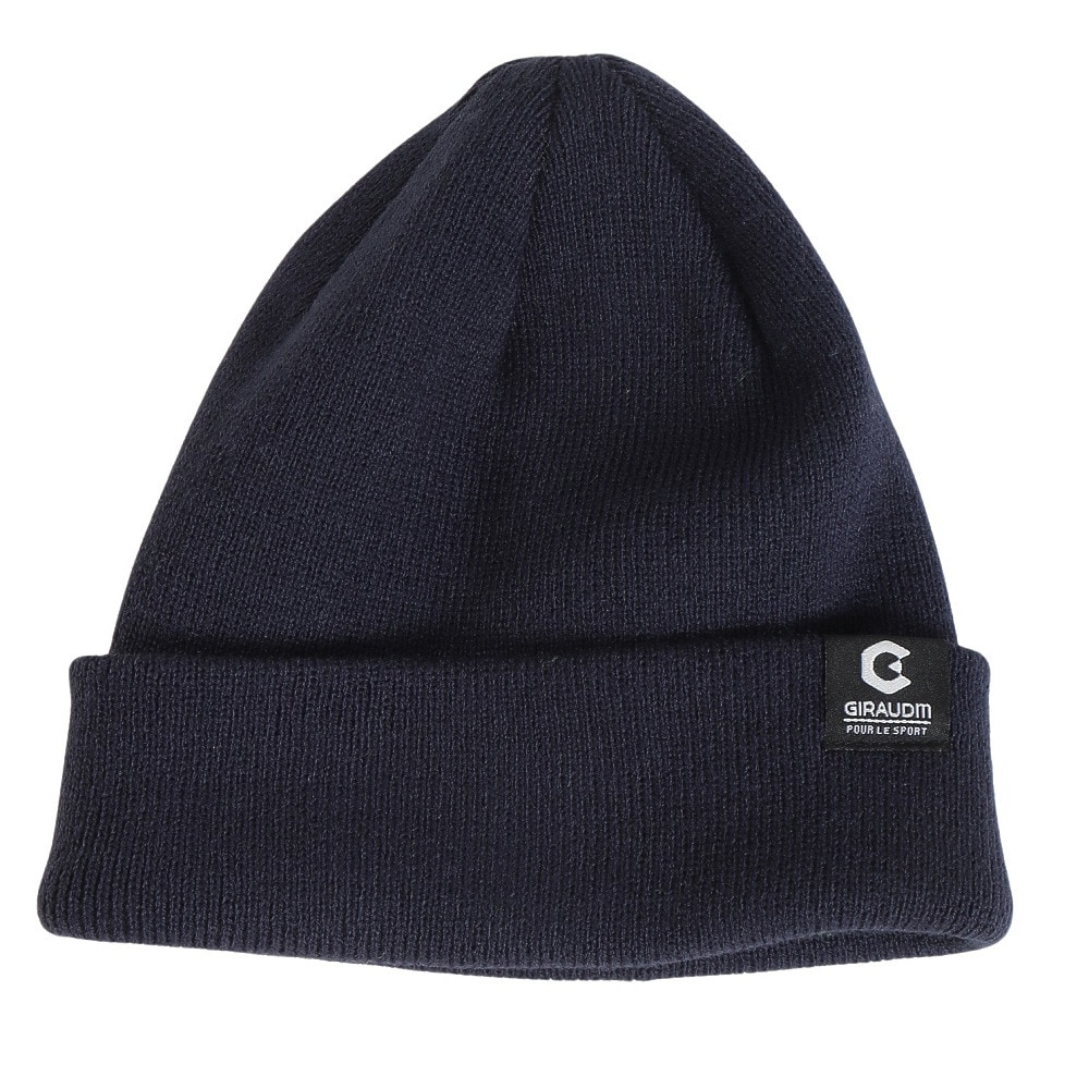 ジローム（GIRAUDM）（キッズ）ジュニア ニット帽 ベーシックカフワッチ CP3F0016-WA899-GRST NVY 子供 紺