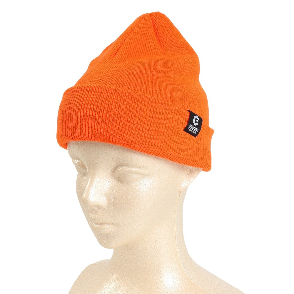 ジローム（GIRAUDM）（キッズ）ジュニア ニット帽 ベーシックカフワッチ CP3F0016-WA899-GRST ORG 子供 フリーサイズ オレンジ