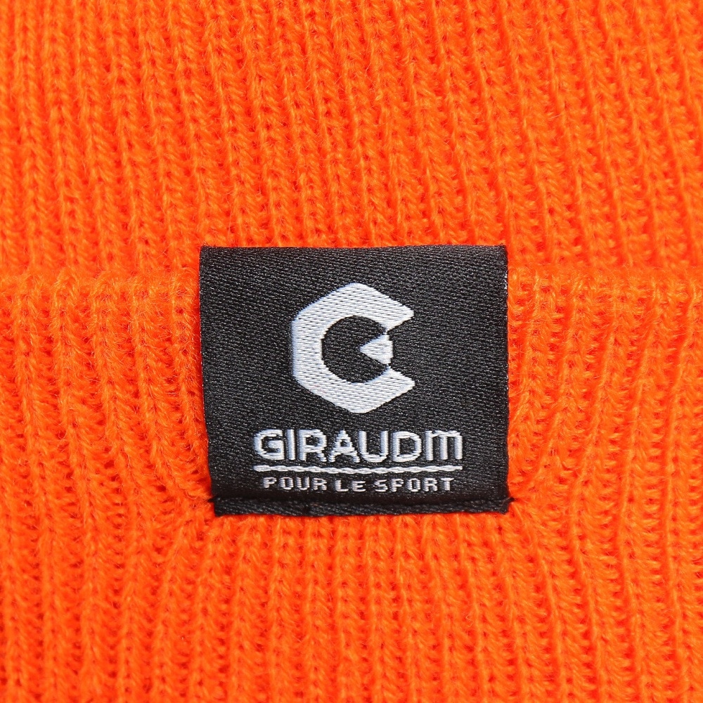 ジローム（GIRAUDM）（キッズ）ジュニア ニット帽 ベーシックカフワッチ CP3F0016-WA899-GRST ORG 子供 フリーサイズ オレンジ