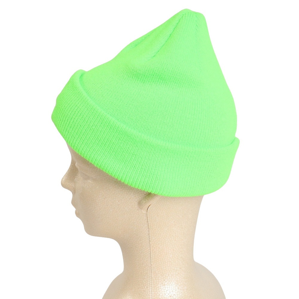 ジローム（GIRAUDM）（キッズ）ジュニア ニット帽 刺しゅうカフワッチ CP3F0017-WA899-GRST FGRN 子供 フリーサイズ フラッシュグリーン