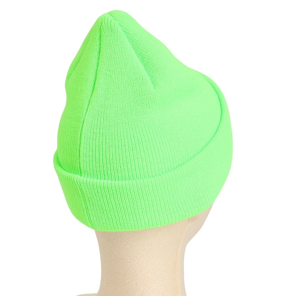 ジローム（GIRAUDM）（キッズ）ジュニア ニット帽 刺しゅうカフワッチ CP3F0017-WA899-GRST FGRN 子供 フリーサイズ フラッシュグリーン