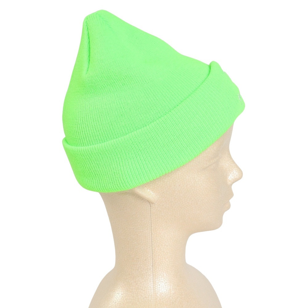 ジローム（GIRAUDM）（キッズ）ジュニア ニット帽 刺しゅうカフワッチ CP3F0017-WA899-GRST FGRN 子供 フリーサイズ フラッシュグリーン
