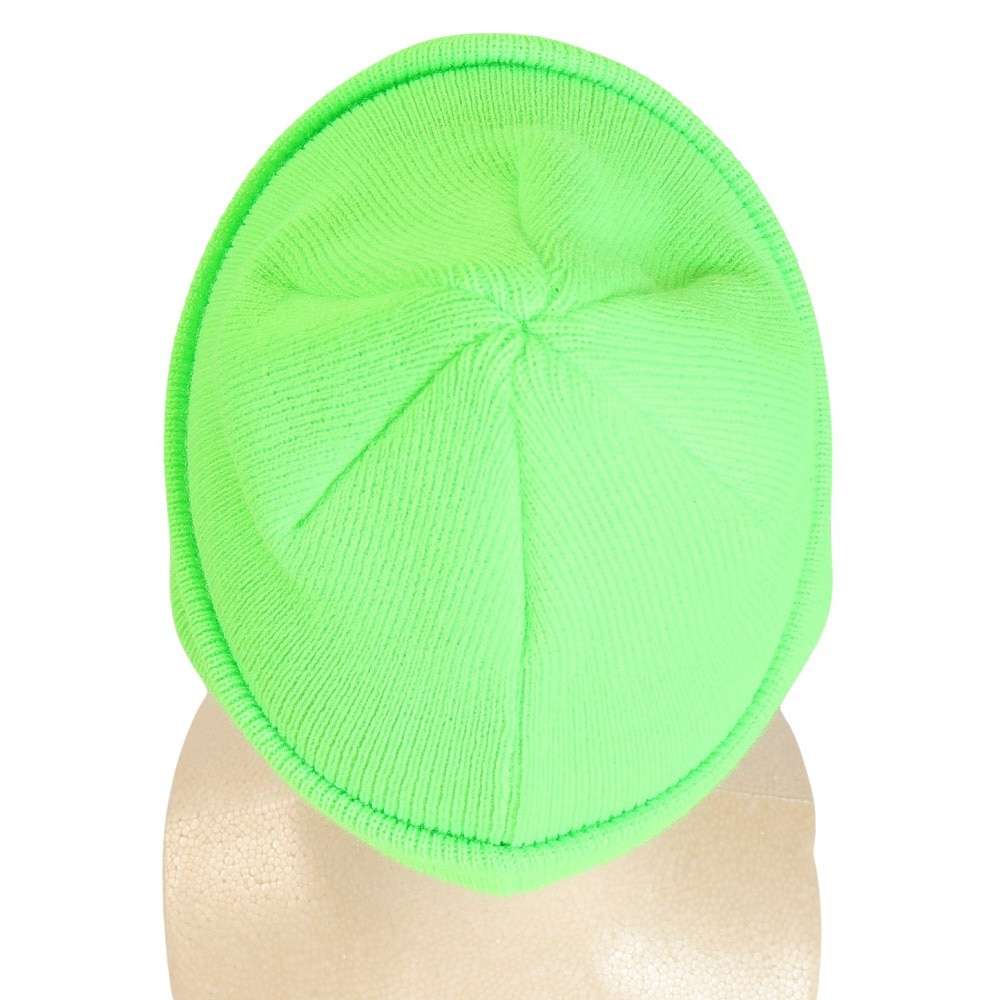 ジローム（GIRAUDM）（キッズ）ジュニア ニット帽 刺しゅうカフワッチ CP3F0017-WA899-GRST FGRN 子供 フリーサイズ フラッシュグリーン
