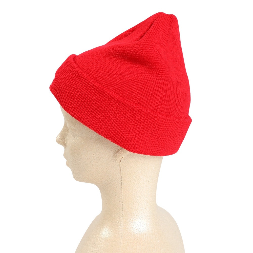 ジローム（GIRAUDM）（キッズ）ジュニア ニット帽 刺しゅうカフワッチ CP3F0017-WA899-GRST RED