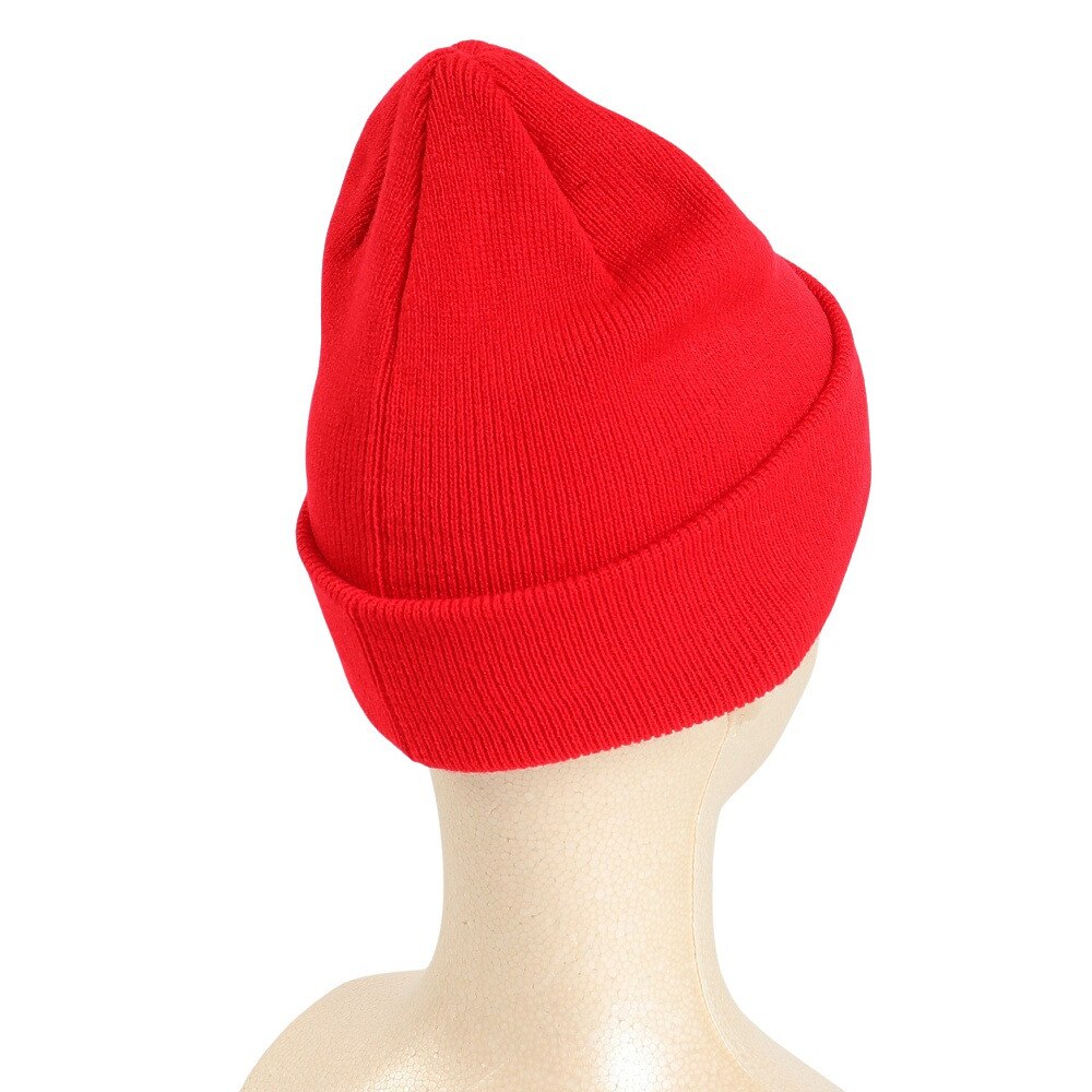 ジローム（GIRAUDM）（キッズ）ジュニア ニット帽 刺しゅうカフワッチ CP3F0017-WA899-GRST RED