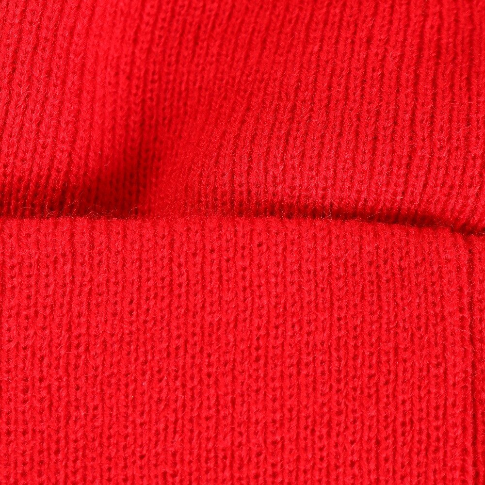 ジローム（GIRAUDM）（キッズ）ジュニア ニット帽 刺しゅうカフワッチ CP3F0017-WA899-GRST RED