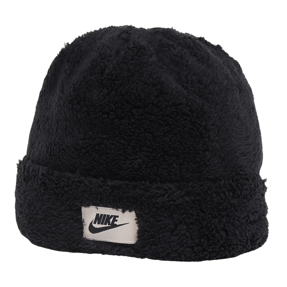 ナイキ（NIKE）（キッズ）ニット帽 手袋 COZY ピークビーニー&グローブ ニットビーニー手袋セット 8A3070-023 防寒 子供 ギフト 黒
