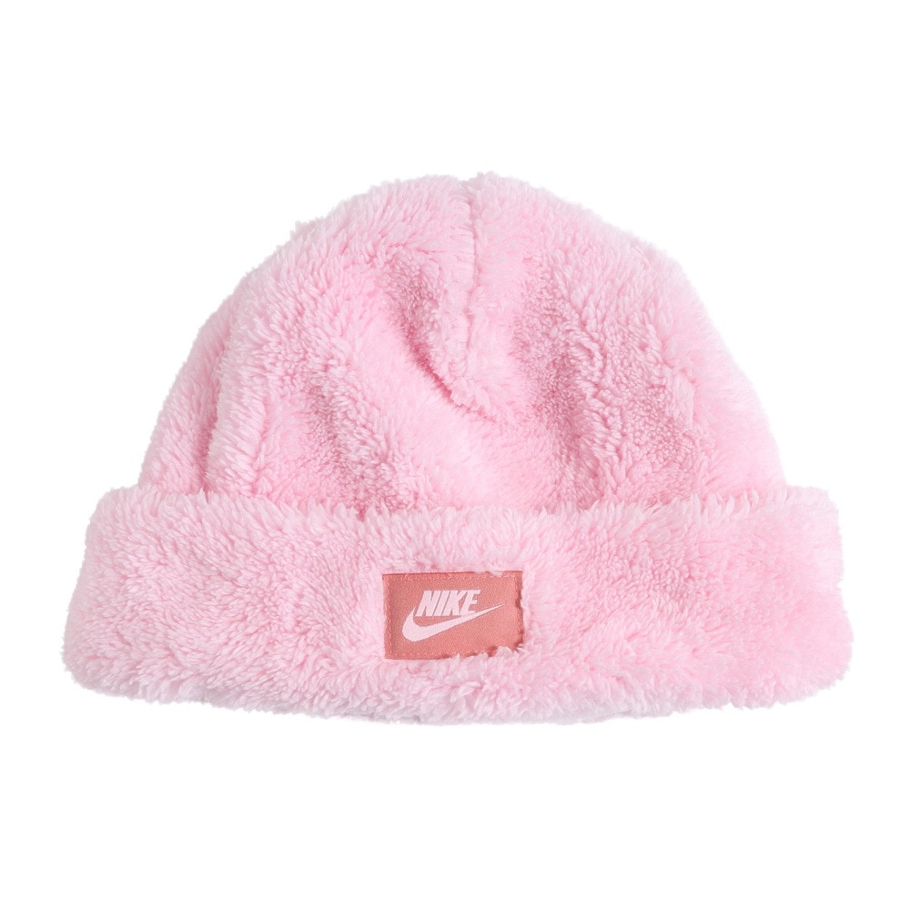 ナイキ（NIKE）（キッズ）ニット帽 手袋 ジュニア COZY ピークビーニー&グローブ ニットビーニー手袋セット 8A3070-A9Y 防寒 子供 ギフト ピンク