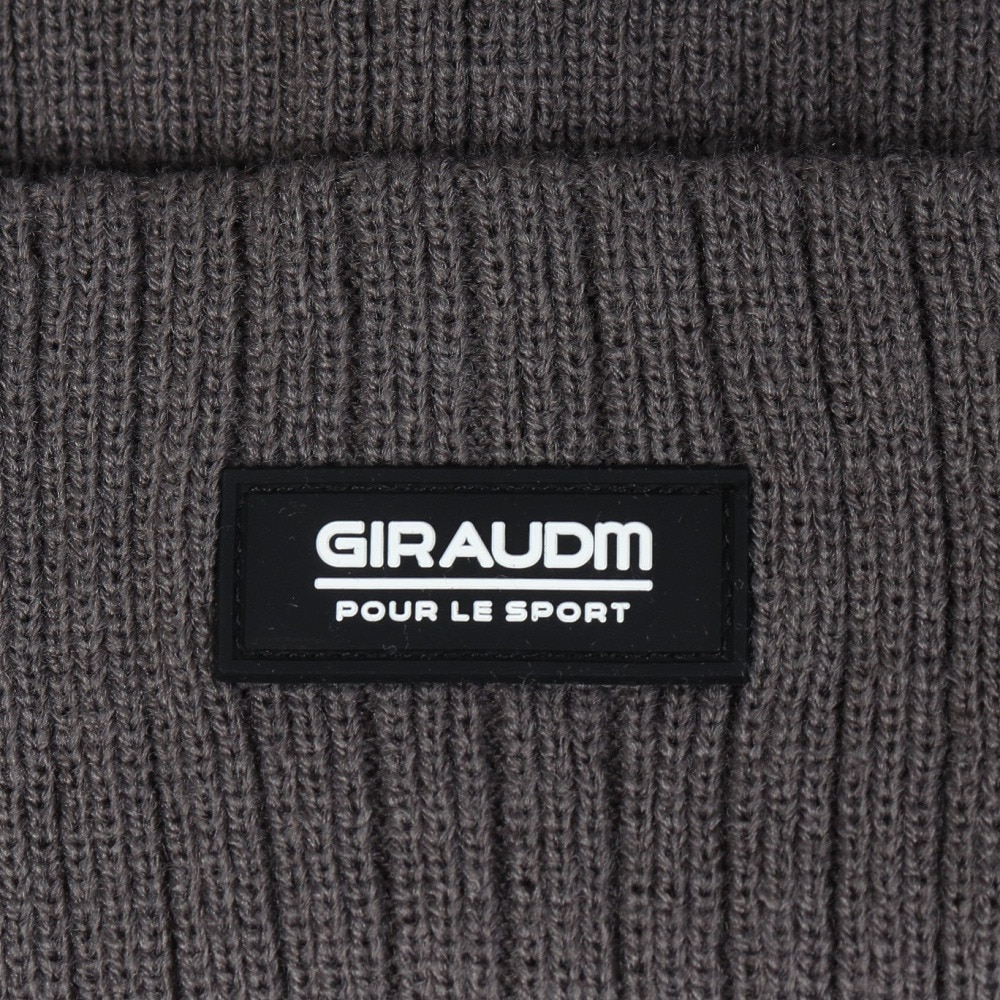ジローム（GIRAUDM）（キッズ）ジュニア ニット帽 リブ WATCH CP4F0002-WA899-GRST CGRY フリーサイズ チャコールグレー 子供