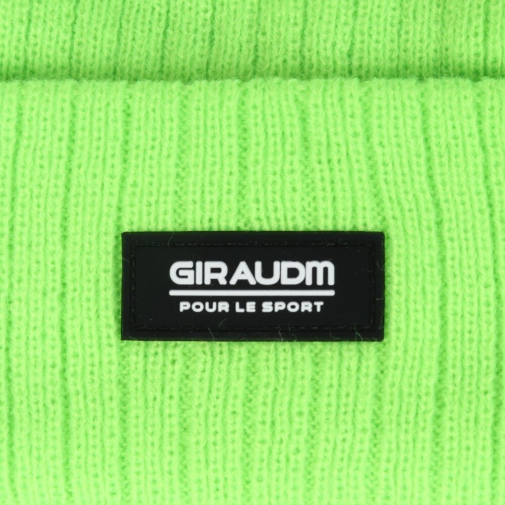 ジローム（GIRAUDM）（キッズ）ジュニア ニット帽 リブ WATCH CP4F0002-WA899-GRST FGRN フリーサイズ フラッシュグリーン 子供