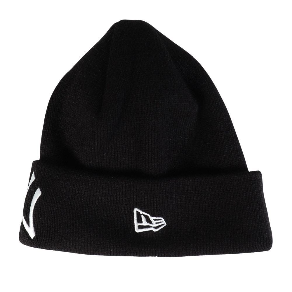 ニューエラ（NEW ERA）（キッズ）ジュニア ニットキャップ BC ニューヨーク・ヤンキース 黒 40cm 14671687 ニット帽 子供用