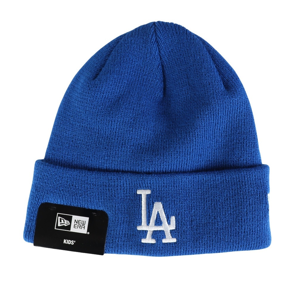 ニューエラ（NEW ERA）（キッズ）ジュニア ニットキャップ BC ロサンゼルス・ドジャース 青 40cm 14671688 ニット帽 子供用