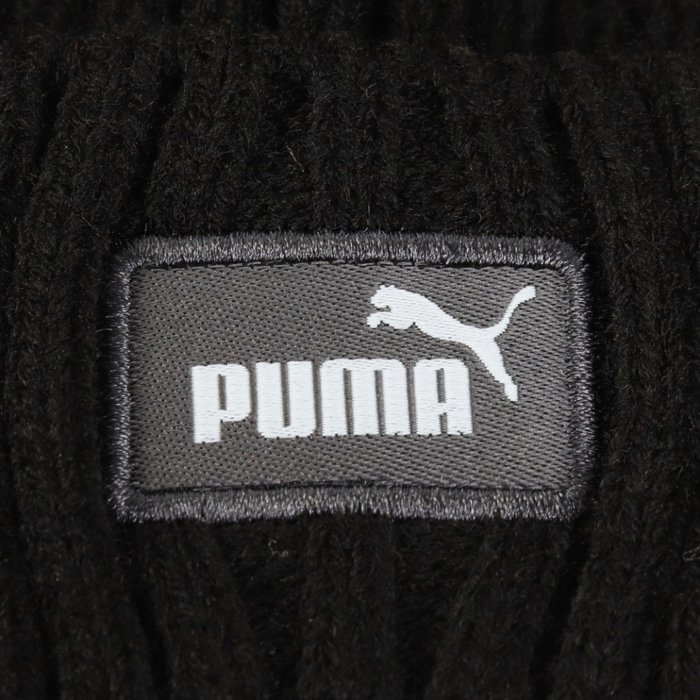 プーマ（PUMA）（キッズ）ニットキャップ ジュニア クラシック・ロー・クラウン ビーニー 黒 02655901 ニット帽 帽子 フリーサイズ 子供 男の子 女の子