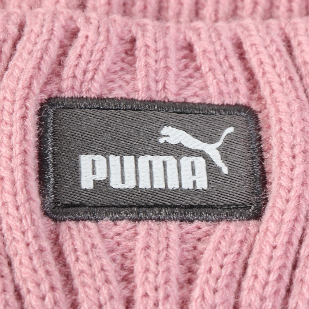 プーマ（PUMA）（キッズ）ニットキャップ ジュニア クラシック・ロー・クラウン ビーニー ピンク 02655902 ニット帽 帽子 フリーサイズ 子供 男の子 女の子