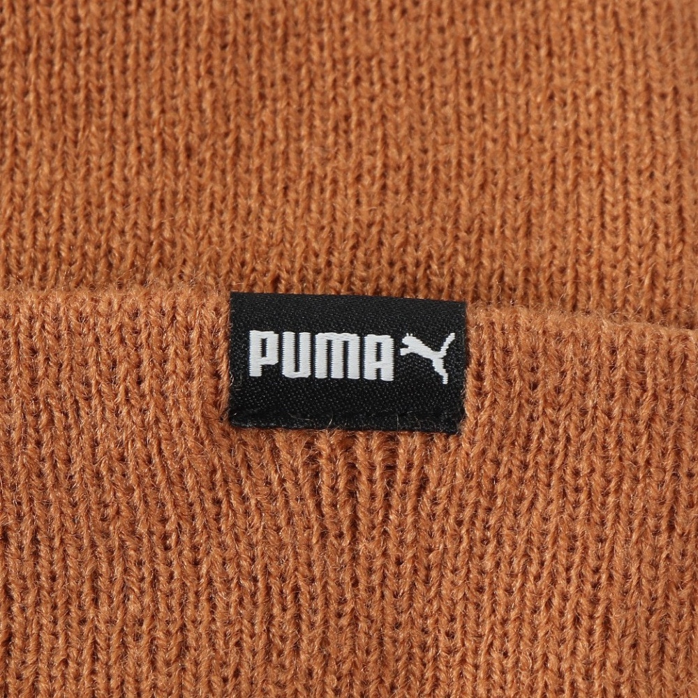 プーマ（PUMA）（キッズ）ニットキャップ ジュニア ニマル ミッド クラウン ビーニー キャメル 02656402 ニット帽 帽子 フリーサイズ 子供 耳付き