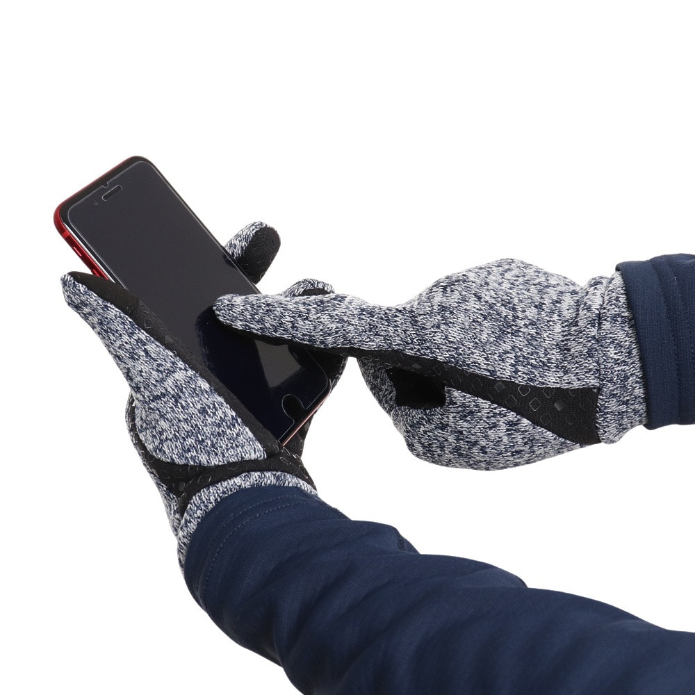 デュアリグ（DUARIG）（メンズ、レディース）手袋 あったかニットストレッチグローブ 900D1SN2713NVY ネイビー 防寒