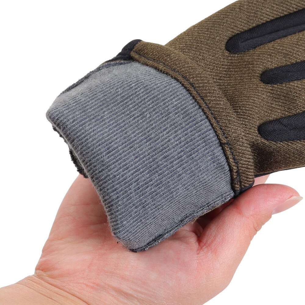 デュアリグ（DUARIG）（メンズ、レディース）手袋 あったかニットストレッチグローブ 900D1SN2722KHK カーキ 防寒