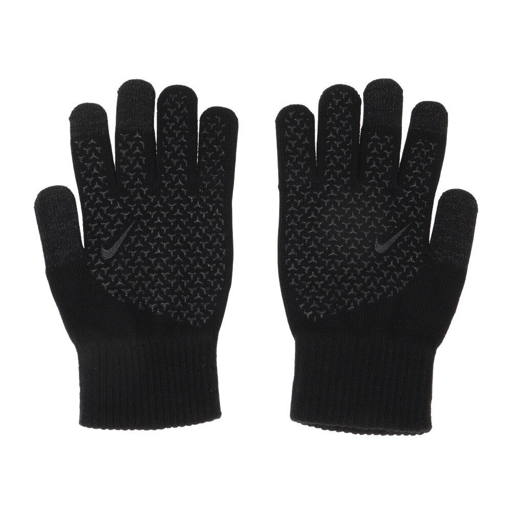 ナイキ（NIKE）（メンズ）手袋 防寒 ニット テック&グリップ グローブ2.0 黒 CW1025 091