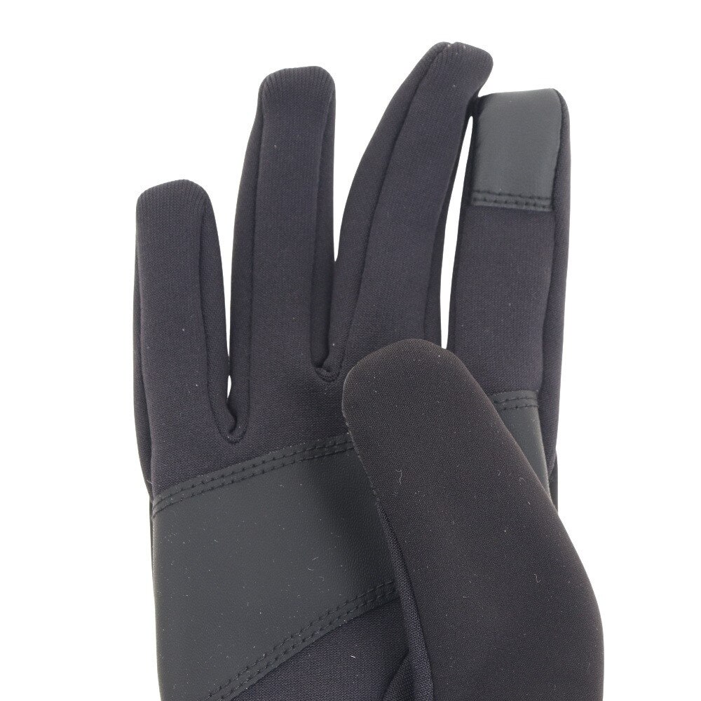 アンブロ（UMBRO）（メンズ）手袋 防寒 クレンゼ 防風 保温 グローブ 黒 UUASJD50 BK タッチパネル対応 Mサイズ