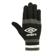アンブロ（UMBRO）（メンズ）手袋 防寒 マジックニット グローブ 黒 UUASJD55 BKGY
