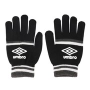 アンブロ（UMBRO）（メンズ、レディース）手袋 マジックニットグローブ UUAUJD54 BKGY ブラック×グレー