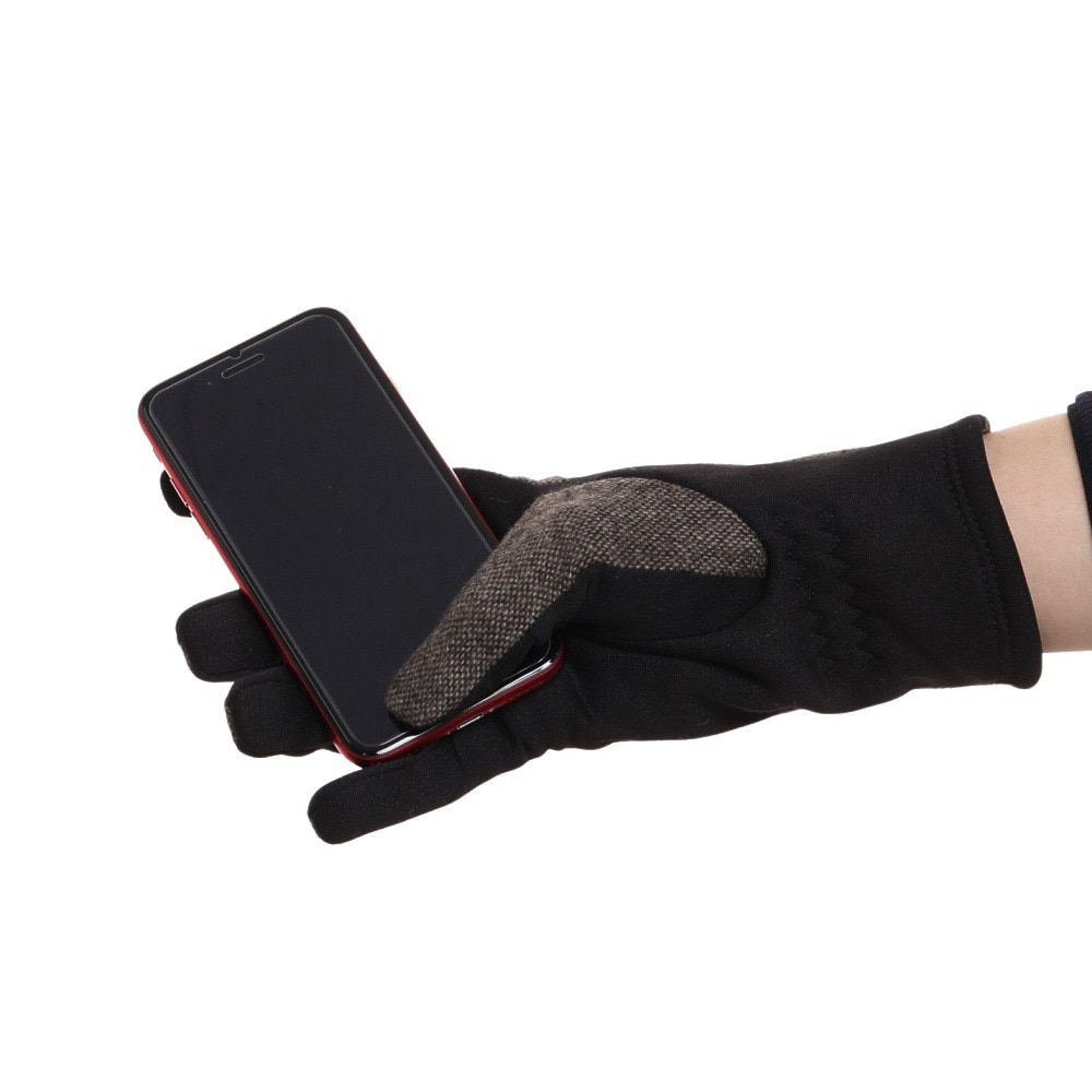 その他ブランド（OTHER BRAND）（メンズ、レディース）手袋 ツイードグローブ Lサイズ 900NN2SN0306 防寒 スマホ対応