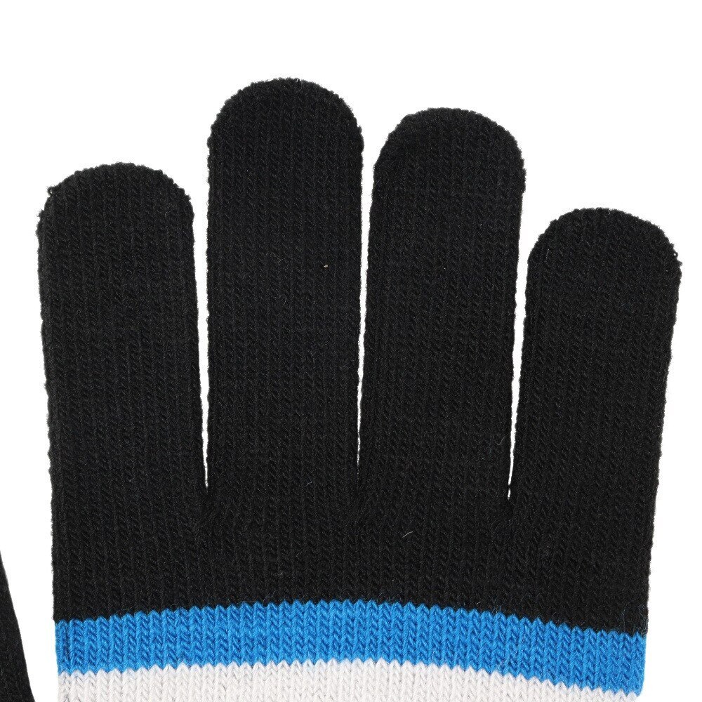 アンブロ（UMBRO）（メンズ、レディース）手袋 マジックニットグローブ UUAUJD54 BKBL ブラック×ブルー 防寒