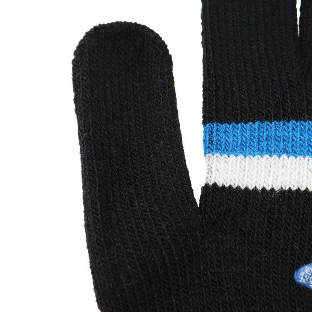 アンブロ（UMBRO）（メンズ、レディース）手袋 マジックニットグローブ UUAUJD54 BKBL ブラック×ブルー 防寒