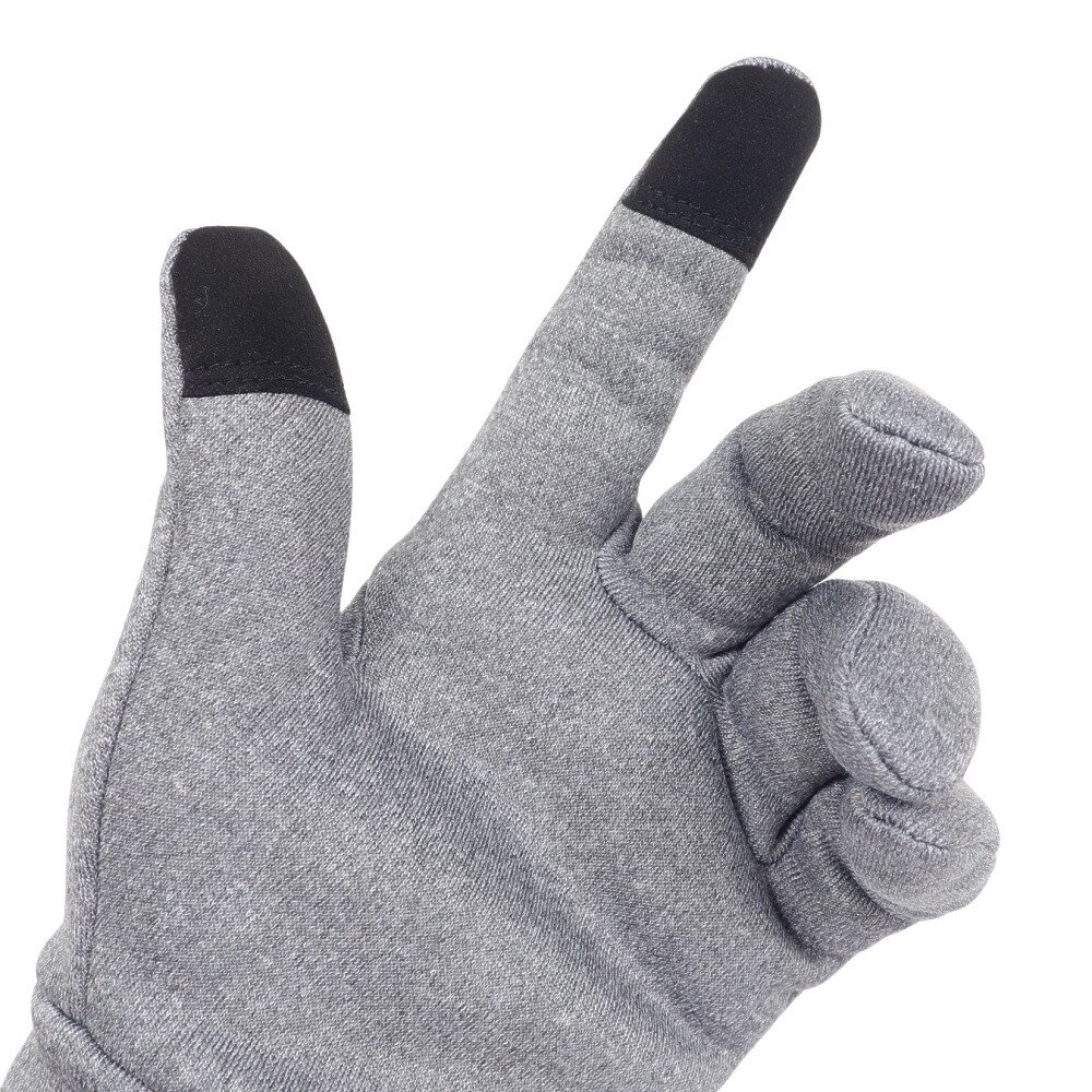 ジローム（GIRAUDM）（メンズ）手袋 スマホ対応 スマホストレッチグローブ 防寒 WG3F0003-WA900-GRSN LGRY