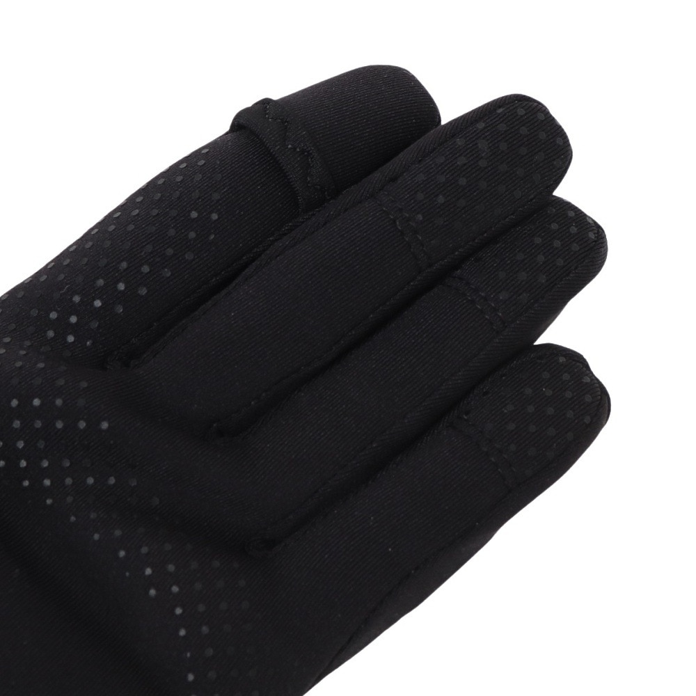 ジローム（GIRAUDM）（メンズ）手袋 ヒートクロスストレッチグローブ 防寒 WG3F0010-WA900-GRSN BLK S-Lサイズ 滑り止め