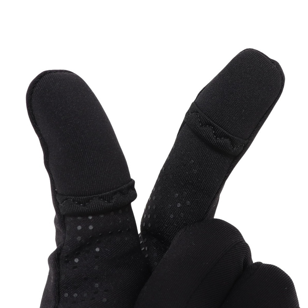 ジローム（GIRAUDM）（メンズ）手袋 ヒートクロスストレッチグローブ 防寒 WG3F0010-WA900-GRSN BLK S-Lサイズ 滑り止め
