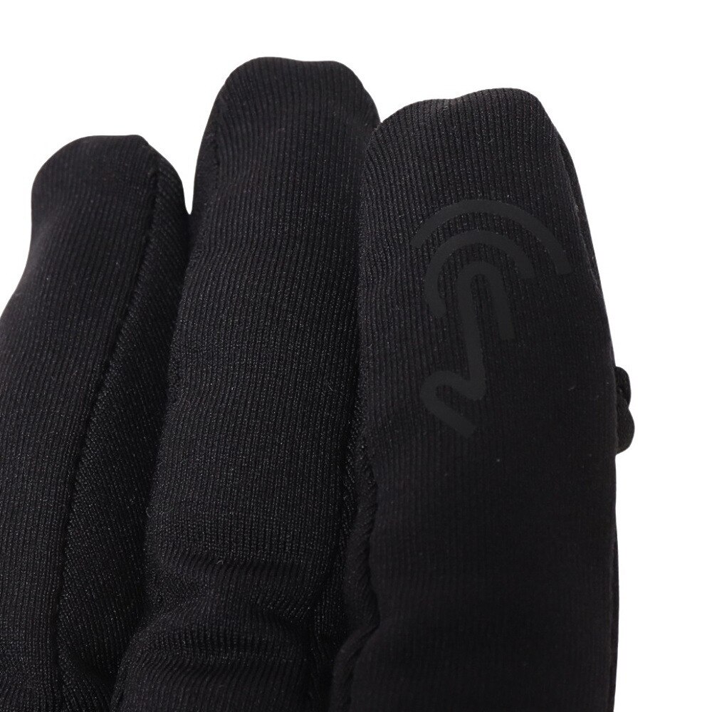 ジローム（GIRAUDM）（メンズ）手袋 スマホ対応 ヒートクロスストレッチグローブ 防寒 WG3F0010-WA900-GRSN BLK
