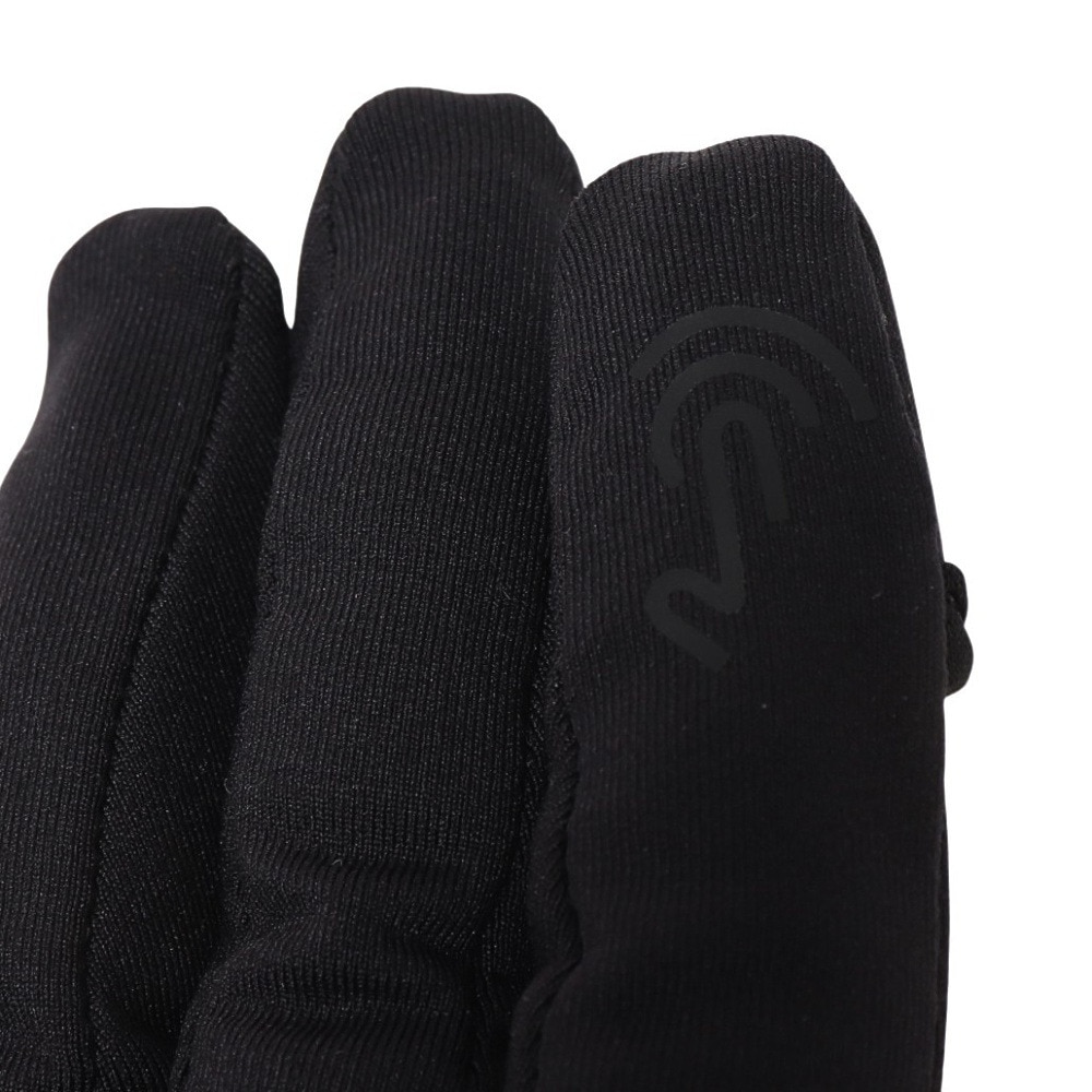 ジローム（GIRAUDM）（メンズ）手袋 ヒートクロスストレッチグローブ 防寒 WG3F0010-WA900-GRSN BLK S-Lサイズ 滑り止め