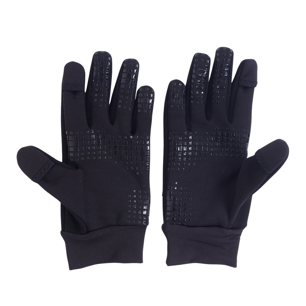 ジローム（GIRAUDM）（メンズ、レディース）手袋 ヒートクロス 防風 グローブ 防寒 WG3F0013-WA900-GRSN BLK S-Lサイズ 滑り止め