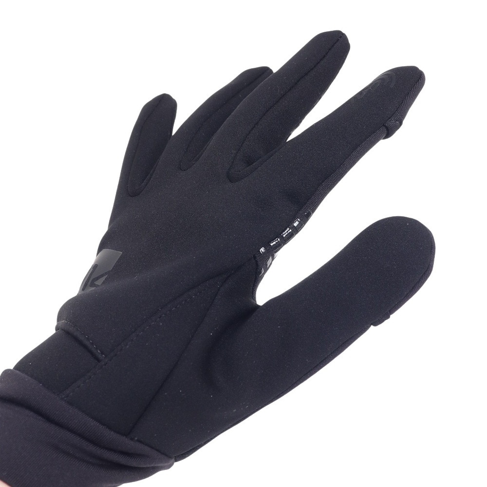 ジローム（GIRAUDM）（メンズ、レディース）手袋 ヒートクロス 防風 グローブ 防寒 WG3F0013-WA900-GRSN BLK S-Lサイズ 滑り止め