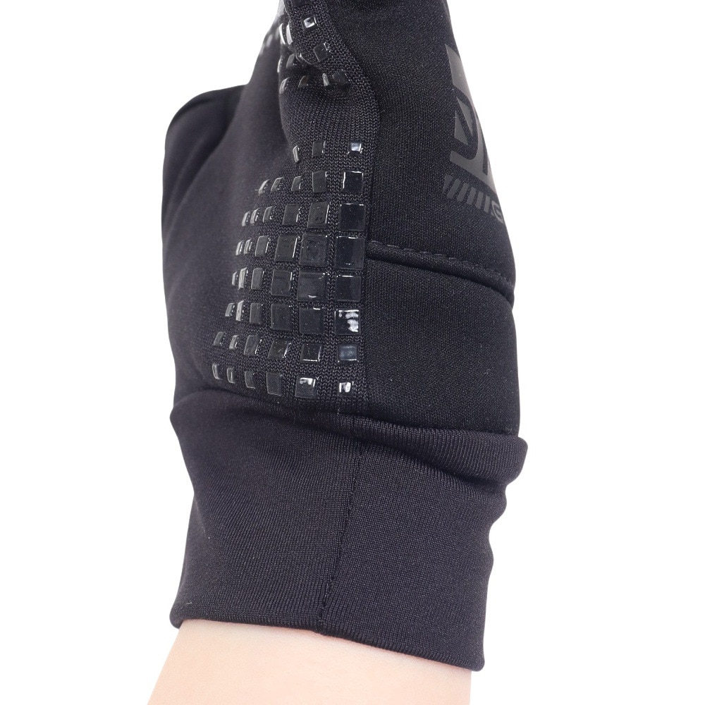 ジローム（GIRAUDM）（メンズ、レディース）手袋 ヒートクロス 防風 グローブ 防寒 WG3F0013-WA900-GRSN BLK S-Lサイズ 滑り止め