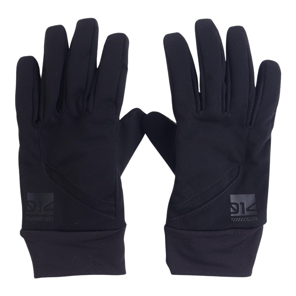 ジローム（GIRAUDM）（メンズ、レディース）手袋 ヒートクロス防水・防風グローブ 防寒 WG3F0015-WA900-GRSN BLK