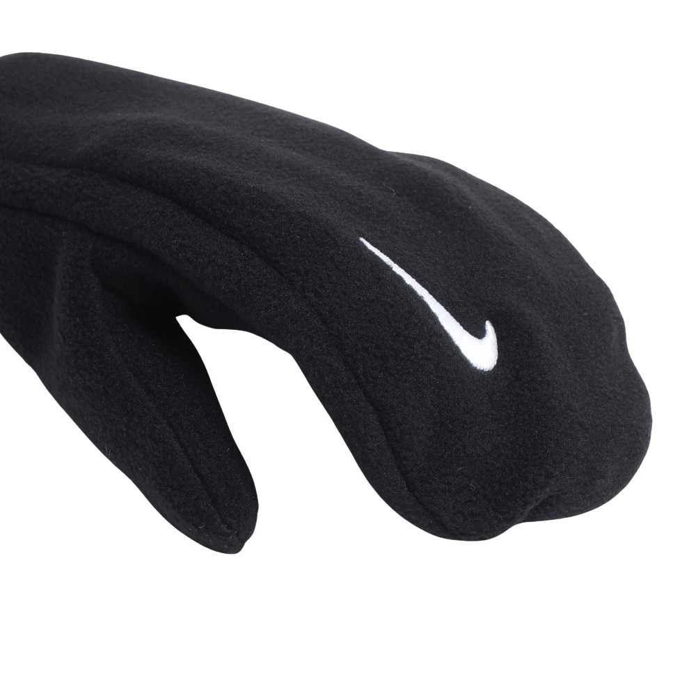 ナイキ（NIKE）（キッズ）ジュニア用 ユース ワン サーマフィット フリースミトン 手袋 CW3020-010 Lサイズ 黒 保温 裏起毛