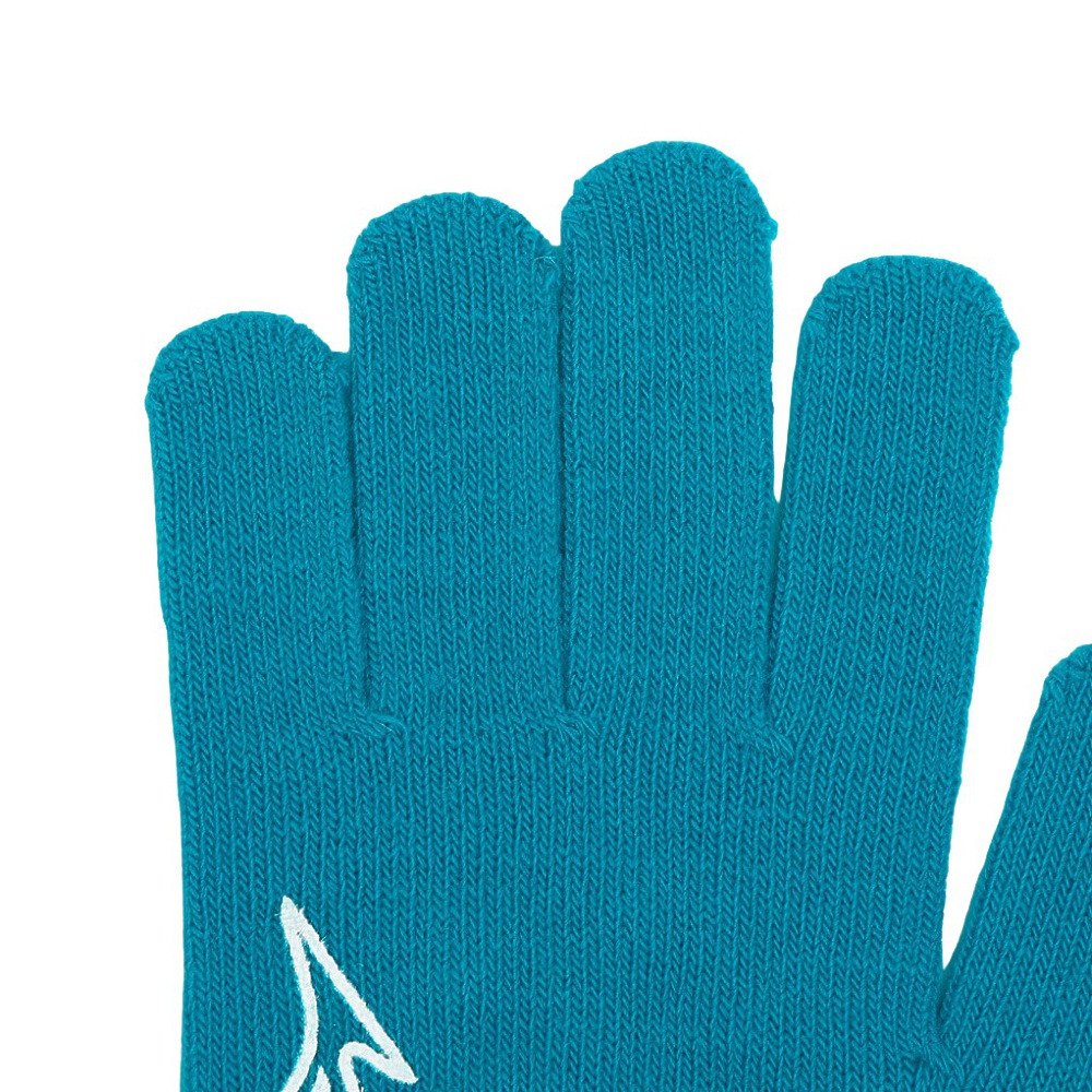 ミズノ（MIZUNO）（メンズ、レディース）手袋 ニット手袋 ターコイズ 32JYC50224 防寒 滑り止め付き