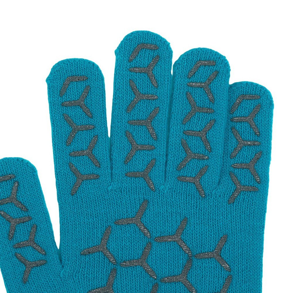 ミズノ（MIZUNO）（メンズ、レディース）手袋 ニット手袋 ターコイズ 32JYC50224 防寒 滑り止め付き