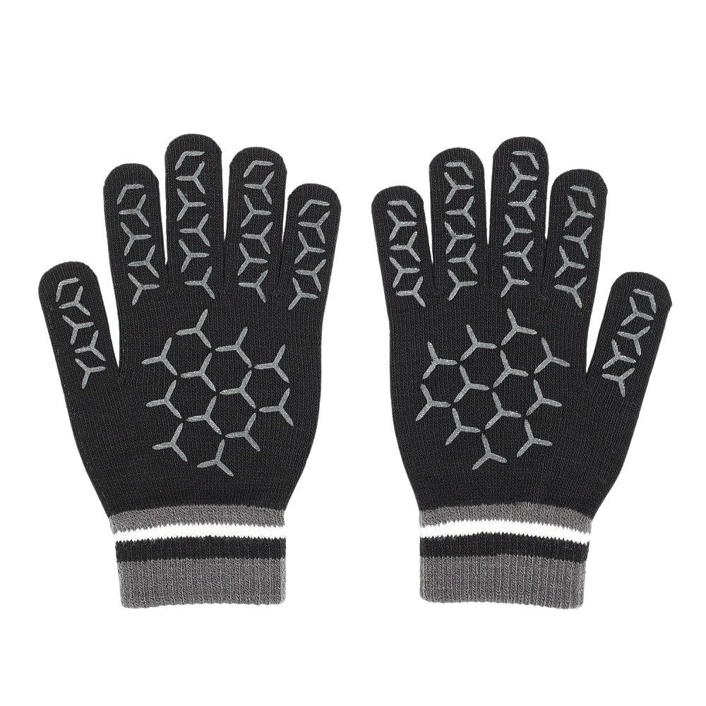 ミズノ（MIZUNO）（メンズ、レディース）手袋 ニット手袋 黒 32JYC50290 防寒 滑り止め付き