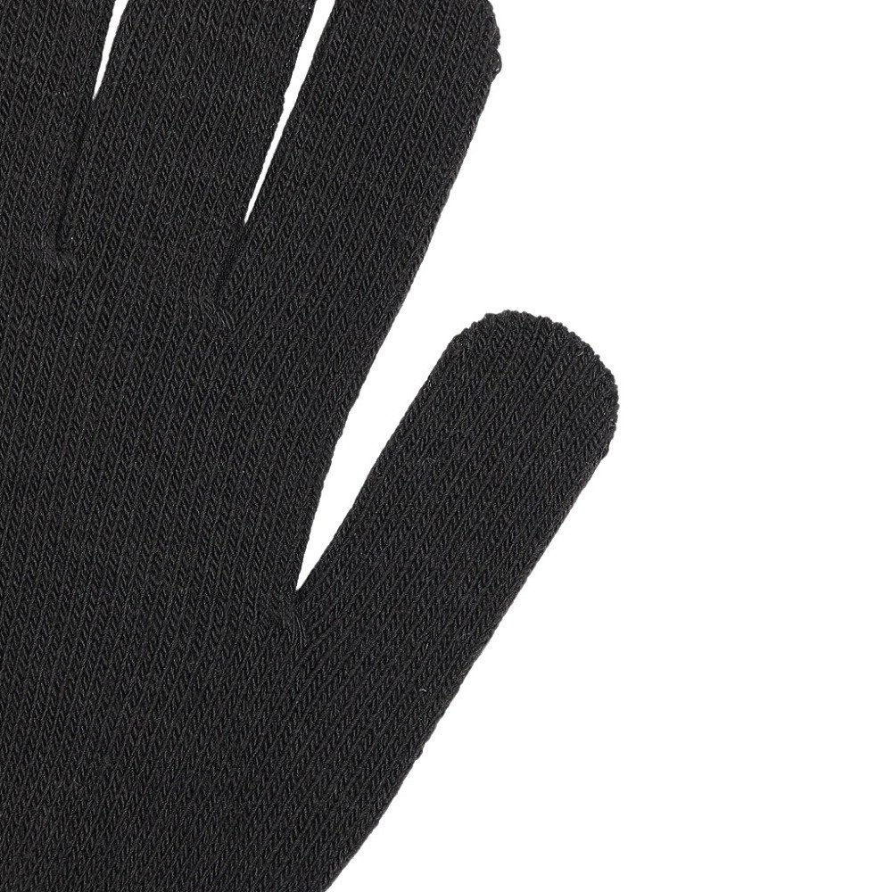 ミズノ（MIZUNO）（メンズ、レディース）手袋 ニット手袋 黒 32JYC50290 防寒 滑り止め付き