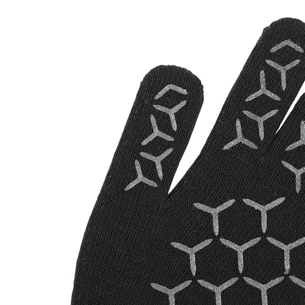 ミズノ（MIZUNO）（メンズ、レディース）手袋 ニット手袋 黒 32JYC50290 防寒 滑り止め付き