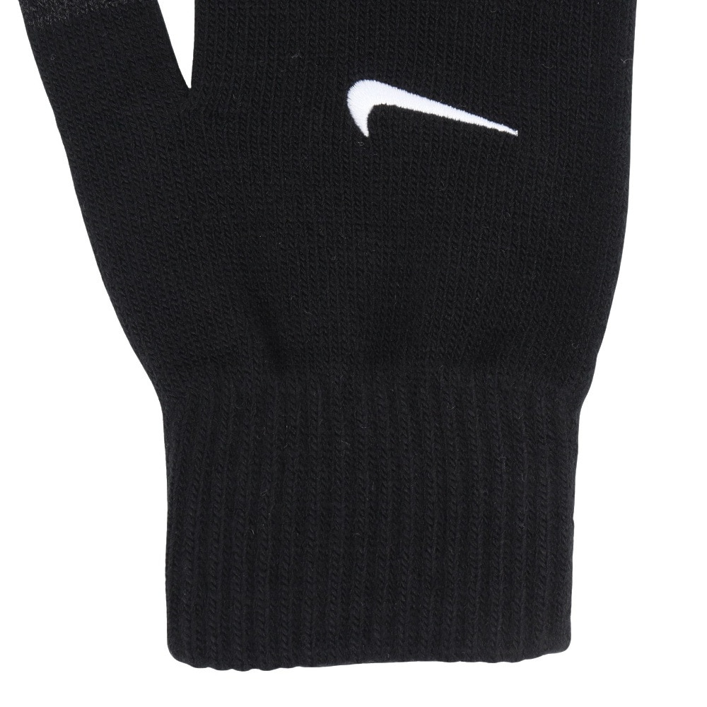 ナイキ（NIKE）（メンズ）手袋 ニット テック&グリップ グローブ 3.0 両手用 黒 S-Mサイズ CW1042-010 防寒 グリップ付き