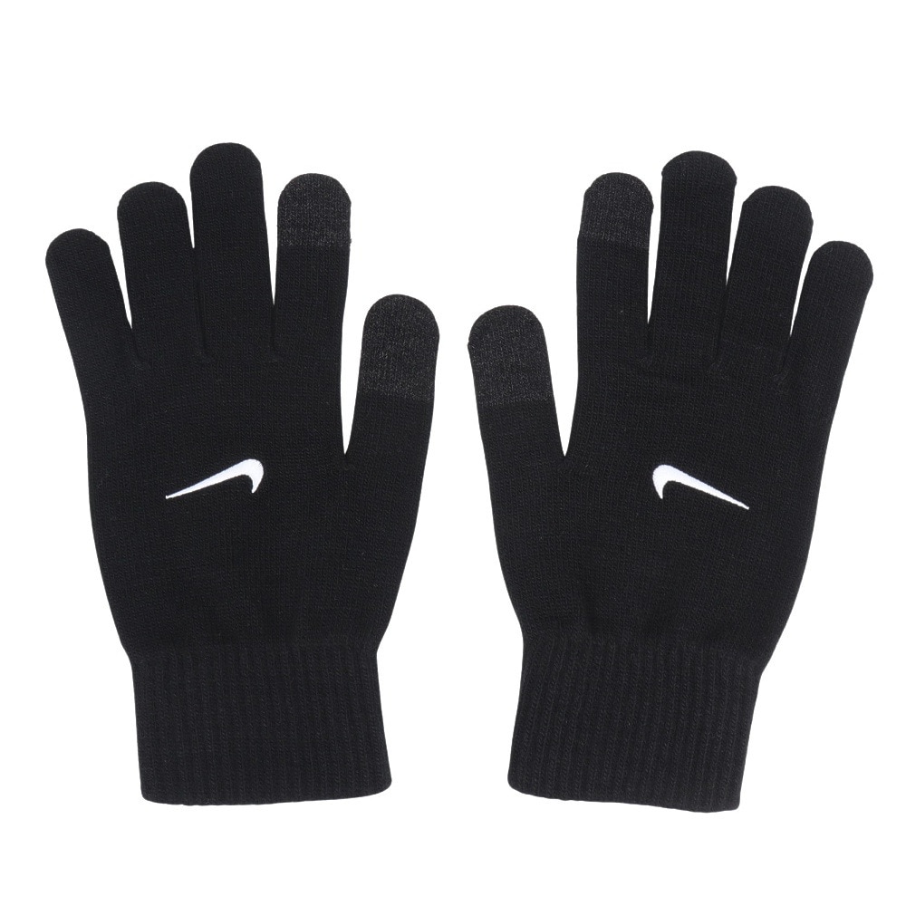 ナイキ（NIKE）（メンズ）手袋 ニット テック&グリップ グローブ 3.0 両手用 黒 S-Mサイズ CW1042-010 防寒 グリップ付き