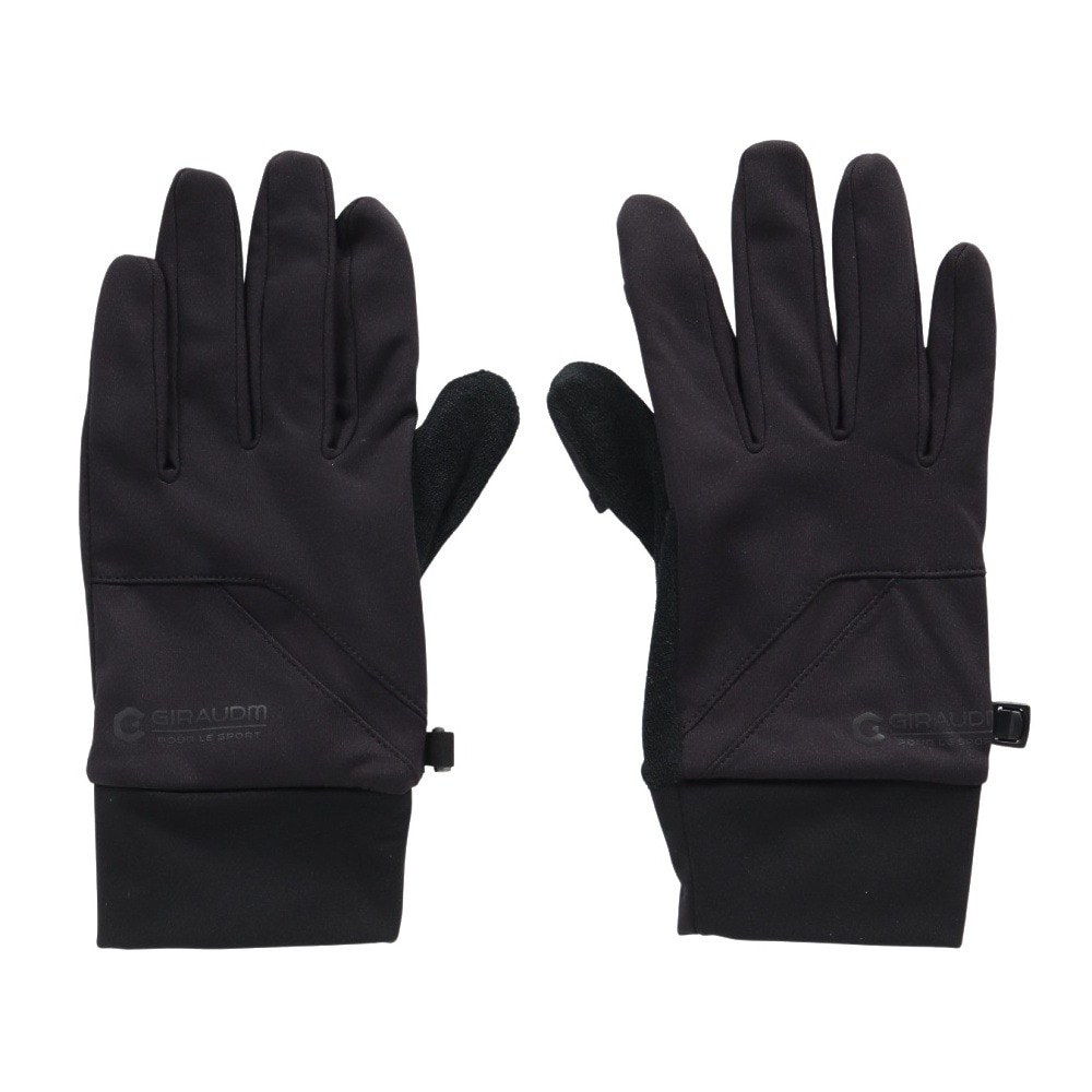ジローム（GIRAUDM）（メンズ）手袋 ストレッチ グローブ 黒 S-LL