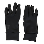 ニューエラ（NEW ERA）（メンズ）手袋 防寒 GLOVES フリース ウォーマー グローブ 黒 12854760 スマホ対応